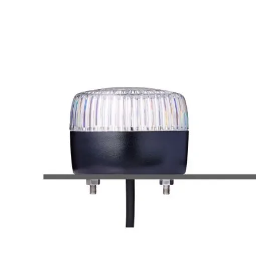 AUER Signal PCL Series Clear Multiple Effect Beacon, 24 V ac/dc, Horizontal, Tube Mounting, Vertical, LED Bulb, IP67, - 861504405 product image