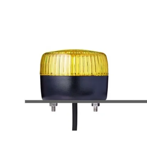 AUER Signal PCL Series Yellow Multiple Effect Beacon, 230/240 V, Horizontal, Tube Mounting, Vertical, LED Bulb, IP67, - 861507313 product image
