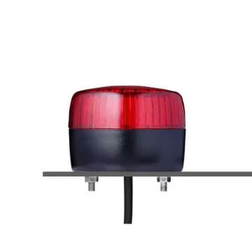 AUER Signal PFL Series Red Multi Strobe Beacon, 230/240 V, Horizontal, Tube Mounting, Vertical, LED Bulb, IP67, IP69 - 861512313 product image