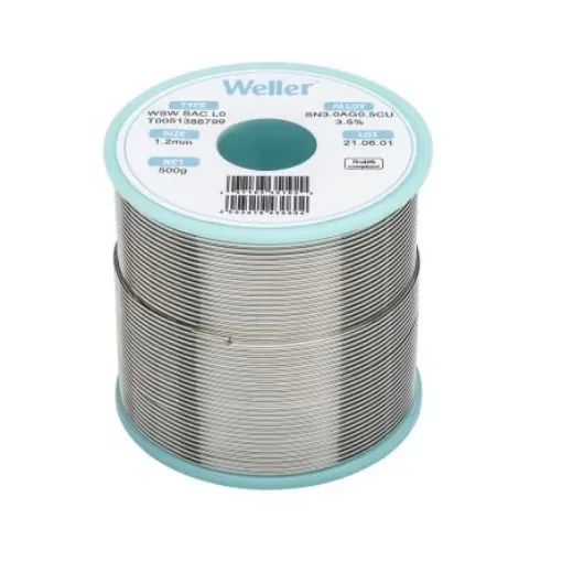 Weller Wire, 1.2mm Lead Free Solder, 217-221°C Melting Point - T0051386799 product image