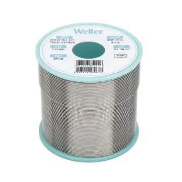 Weller Wire, 1mm Lead Free Solder, 228°C Melting Point - T0051387499 product image