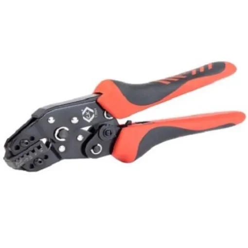 CK Ratchet Crimping Pliers Hand Crimp Tool for Wire Ferrules - T3684 product image