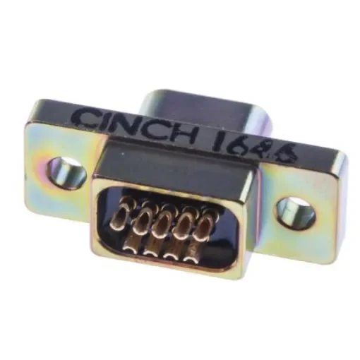 RS PRO 9 Way Panel Mount D-sub Connector Plug - 2443746 product image
