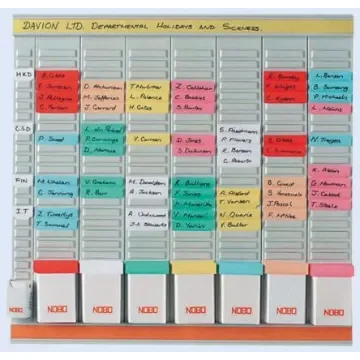 Nobo Weekly Slotted Wall Planner, 800 x 660mm - 43038490 product image