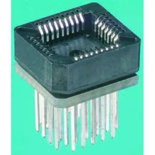 Winslow 2.54mm Pitch 84 Way PLCC IC Socket - WPLCC084-T3RC product image