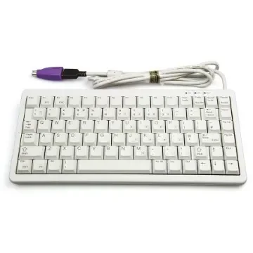 Cherry Wired PS/2, USB Compact Keyboard, QWERTY (UK), White - G84-4100LCAGB-0 product image