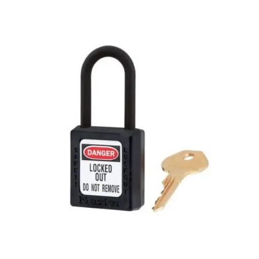 Master Lock Key Safety Padlock, 6mm Shackle - 406BLK product image