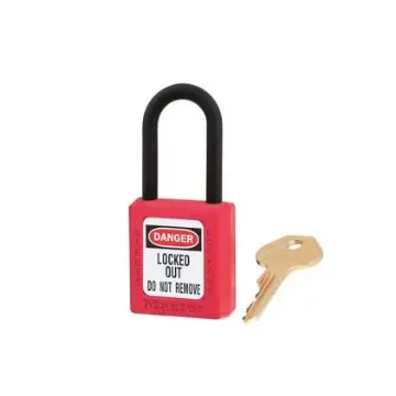 Master Lock Key Safety Padlock, 6mm Shackle - 406RED product image