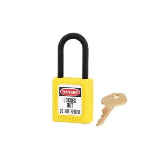 Master Lock Key Safety Padlock, 6mm Shackle - 406YLW product image