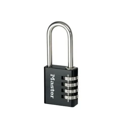 Master Lock Combination Combination Padlock, 6mm Shackle - 7640EURDBLKLH product image