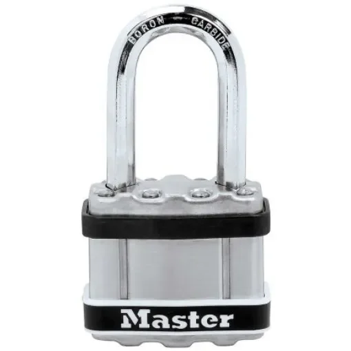 Master Lock Key Weatherproof Steel Padlock, 8mm Shackle - M1STS product image