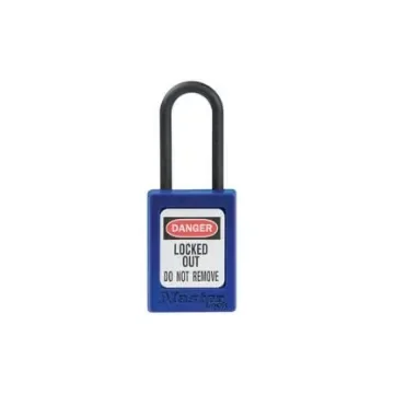 Master Lock Key Safety Padlock, 4.76mm Shackle - S32BLU product image