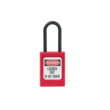 Master Lock Key Safety Padlock, 4.76mm Shackle - S32RED product image