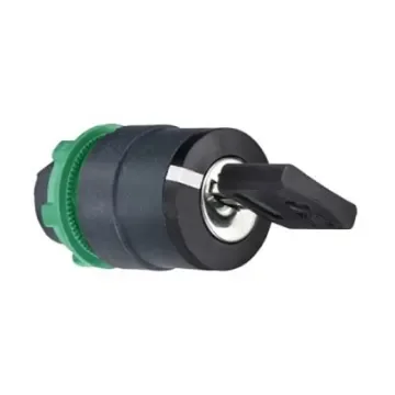 Schneider Electric ZB5AG 2-position Key Switch Head, Momentary, 22.4mm Cutout - ZB5AG6K product image