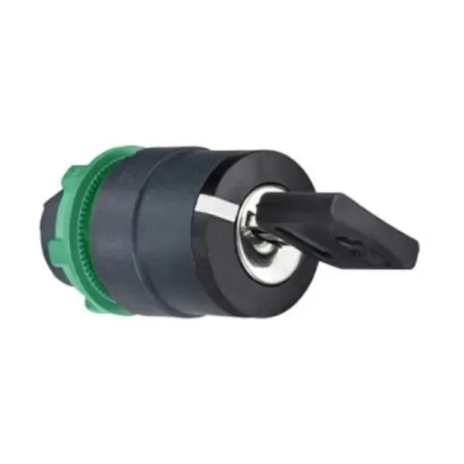 Schneider Electric ZB5AG 2-position Key Switch Head, Momentary, 22.4mm Cutout - ZB5AG6K product image