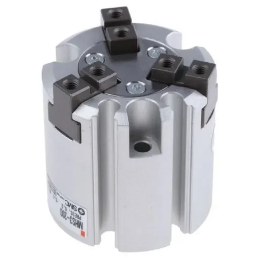 SMC 3 Finger Double Action Pneumatic Gripper, MHS3-20D, Parallel Gripping Type product image