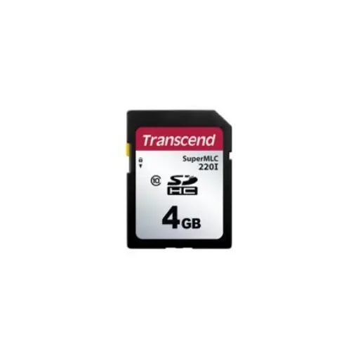 Transcend 4 GB Industrial SDHC SD Card, Class 10 - TS4GSDC220I product image