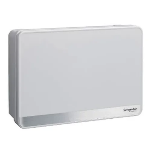 Schneider Electric 12 Way Metal Consumer Unit, 100A, IP3x (with cover), IPxx D (on top) EZ9E12 - EZ9E12MCU product image