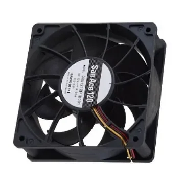Sanyo Denki Axial Fan, 24 V dc, DC Operation, 11.5W, 350mA Max, 120 x 120 x 38mm - 9RA1224G1001 product image