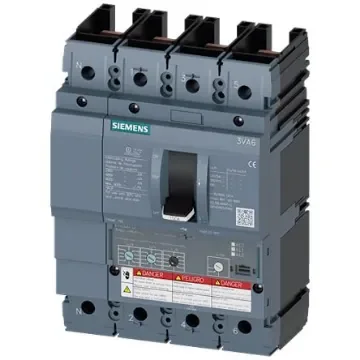 Siemens, Sentron MCCB Molded Case Circuit Breaker 4P 40A, Breaking Capacity 2.5 kA - 3VA6140-6HL41-2AA0 product image