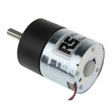 McLennan Servo Supplies Geared DC Geared Motor, 12 V dc, 2.5 Ncm, 80 rpm, 4mm Shaft Diameter - 1271-12-21 product image