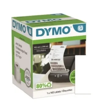 Dymo Label Roll, 210mm Width, 102mm Height, 140Per Roll Qty - 2166659 product image