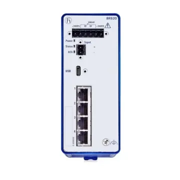 Hirschmann Managed Switch 4 Port Ethernet Switch - BRS20-04009999-STCY99HHSESXX.X.XX product image