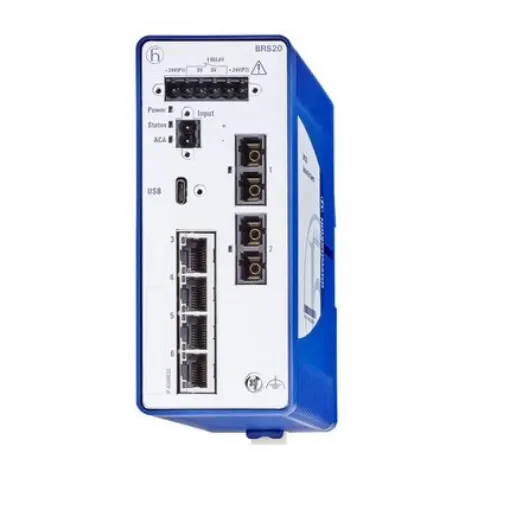 Hirschmann Managed Switch 6 Port Ethernet Switch - BRS20-0600M2M2-STCY99HHSESXX.X.XX product image