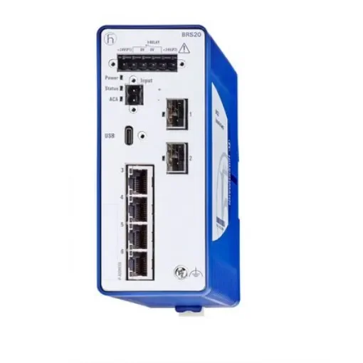 Hirschmann Managed Switch 6 Port Ethernet Switch - BRS20-0600Z6Z6-TTCY99HHSESXX.X.XX product image