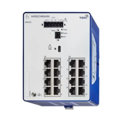 Hirschmann Managed Switch 16 Port Ethernet Switch - BRS20-16009999-TTDY99HHSESXX.X.XX product image