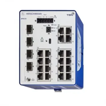 Hirschmann Managed Switch 24 Port Ethernet Switch - BRS20-2400ZZZZ-STCY99HHSESXX.X.XX product image