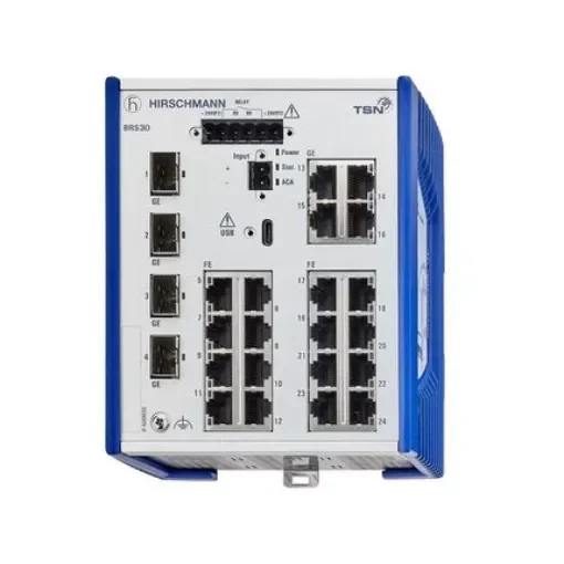 Hirschmann Managed Switch 24 Port Ethernet Switch - BRS30-2004OOOO-TTDY99HHSESXX.X.XX product image