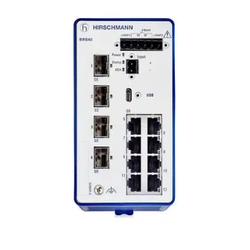 Hirschmann Managed Switch 12 Port Ethernet Switch - BRS40-0012OOOO-TTCY99HHSESXX.X.XX product image