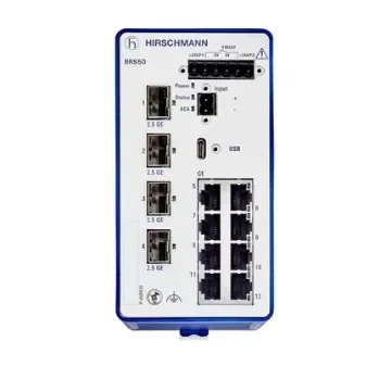 Hirschmann Managed Switch 12 Port Ethernet Switch - BRS50-00122Q2Q-STCY99HHSESXX.X.XX product image