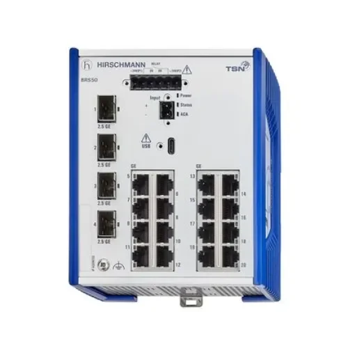 Hirschmann Managed Switch 20 Port Ethernet Switch - BRS50-00202Q2Q-TTDY99HHSESXX.X.XX product image