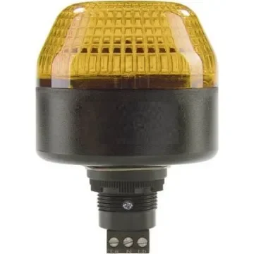 AUER Signal IBL Series Orange Multiple Effect Beacon, 230-240 V ac, Panel Mount, LED Bulb, IP65 - 802501313 product image