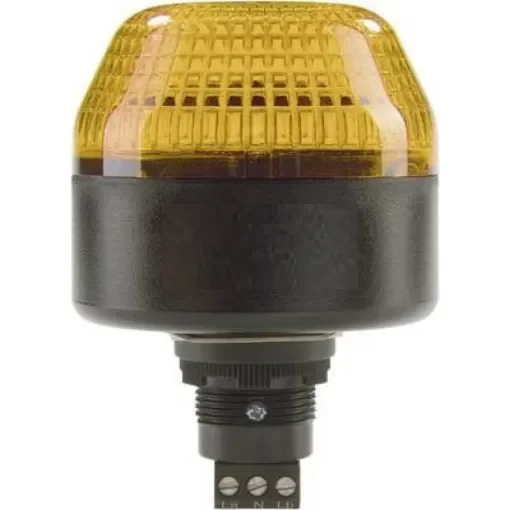 AUER Signal IBL Series Orange Multiple Effect Beacon, 230-240 V ac, Panel Mount, LED Bulb, IP65 - 802501313 product image