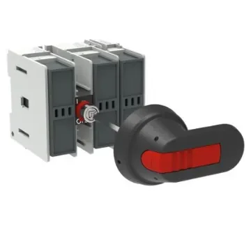 ABB 3P Pole Base Mounting Non-Fused Switch Disconnector - 32A Maximum Current, 7.5kW Power Rating - 1SCA108642R1001 OS32FF1214 product image