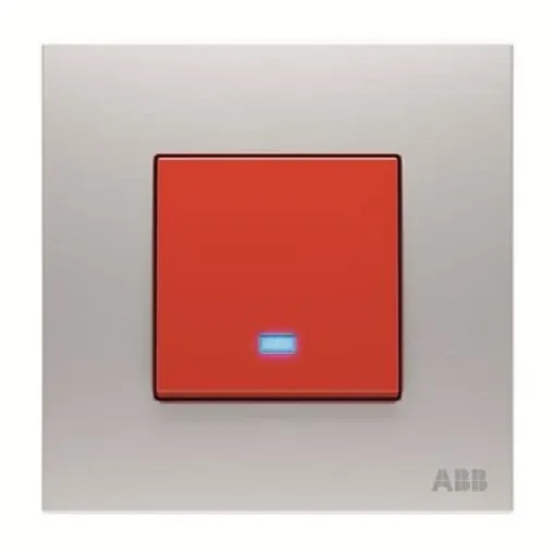 ABB Silver, 1 Way, 1 Gang, AM1 - 2CLA620149N1101 product image
