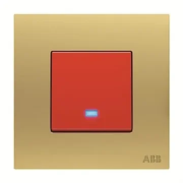 ABB Gold, 1 Way, 1 Gang, AM1 - 2CLA620149N1701 product image