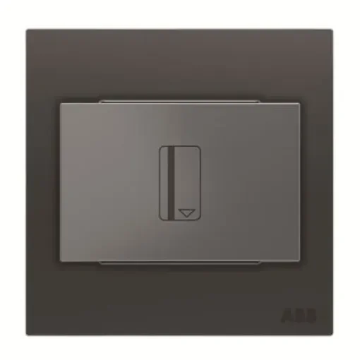 ABB Black Key Card Switch, 16A, Millenium Series - 2CLA621419N1501 product image