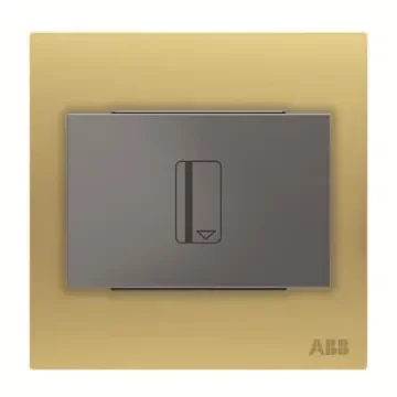 ABB Gold Key Card Switch, 16A, Millenium Series - 2CLA621419N1701 product image