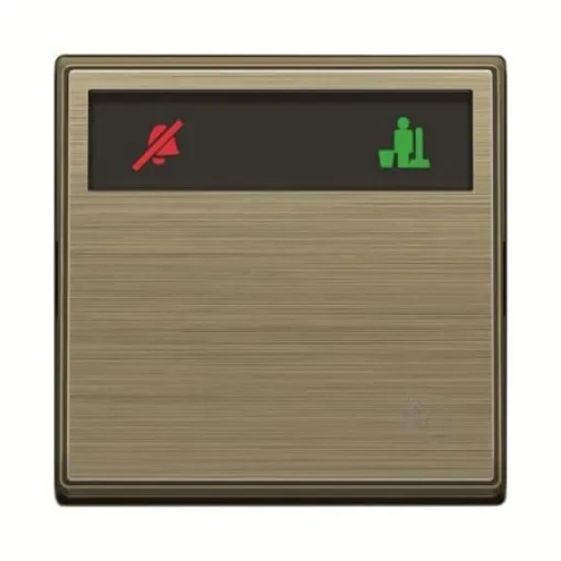 ABB Gold Do Not Disturb/Make Up Room Switch, 1 Way, 2 Gang, AMD - 2CLA621580N1601 product image