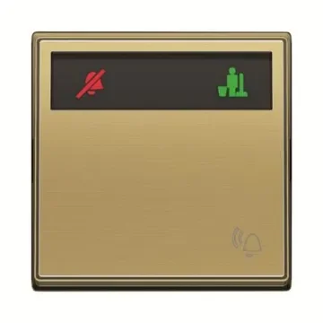 ABB Gold Do Not Disturb/Make Up Room Switch, 1 Way, 2 Gang, AMD - 2CLA621580N1701 product image