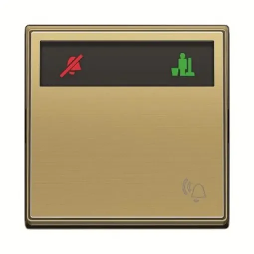 ABB Gold Do Not Disturb/Make Up Room Switch, 1 Way, 2 Gang, AMD - 2CLA621580N1701 product image
