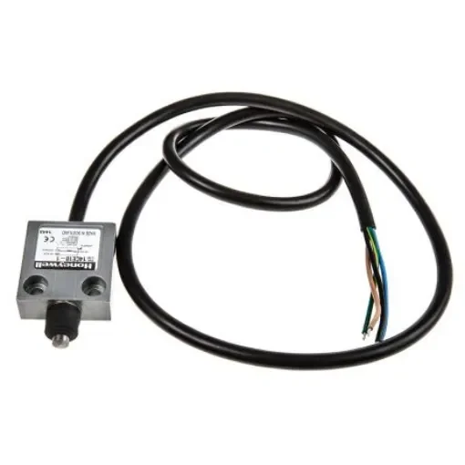 Honeywell 14CE Series Plunger Limit Switch, NO/NC, IP66, SPDT, Die Cast Zinc Housing, 240V ac Max, 5A Max - 14CE18-1 product image