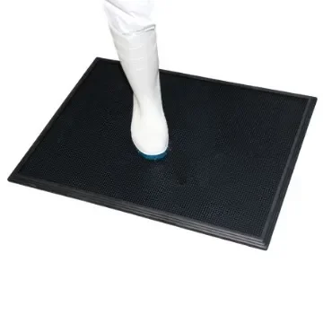 Notrax Sani-Trax Anti-Slip, Entrance Mat, Anti-Slip, Outdoor Use, Black, 45cm 60cm 19mm - 346S1824BL product image