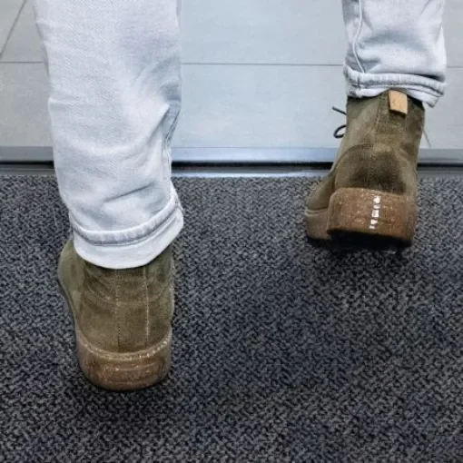 Notrax Swisslon XT, Entrance Mat, Grit, Indoor Use, Grey, 90cm 150cm 9mm - 380S0035GY product image