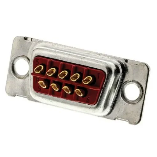 FCT from Molex FxxP-K700 9 Way Panel Mount D-sub Connector Plug - F09P-K700 / 1731100010 product image