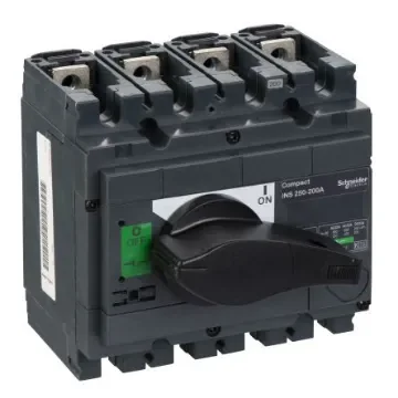 Schneider Electric 4 Pole Isolator Switch - 200A Maximum Current - 31103 product image